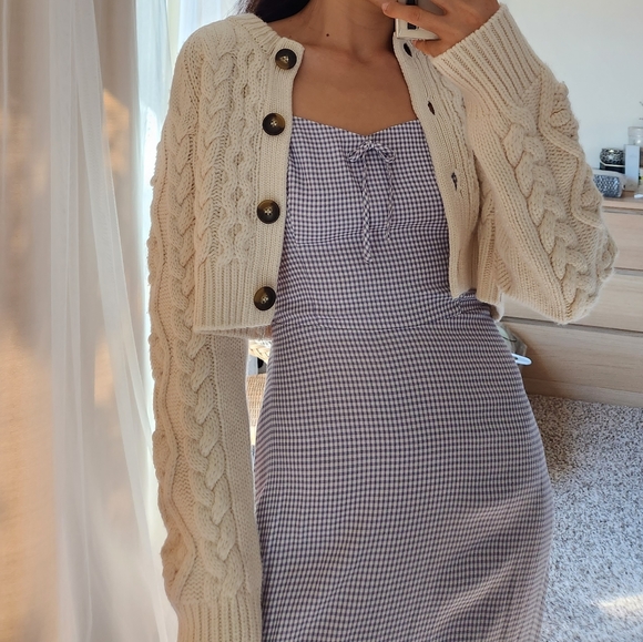 Reformation check maxi dress - Picture 10 of 10